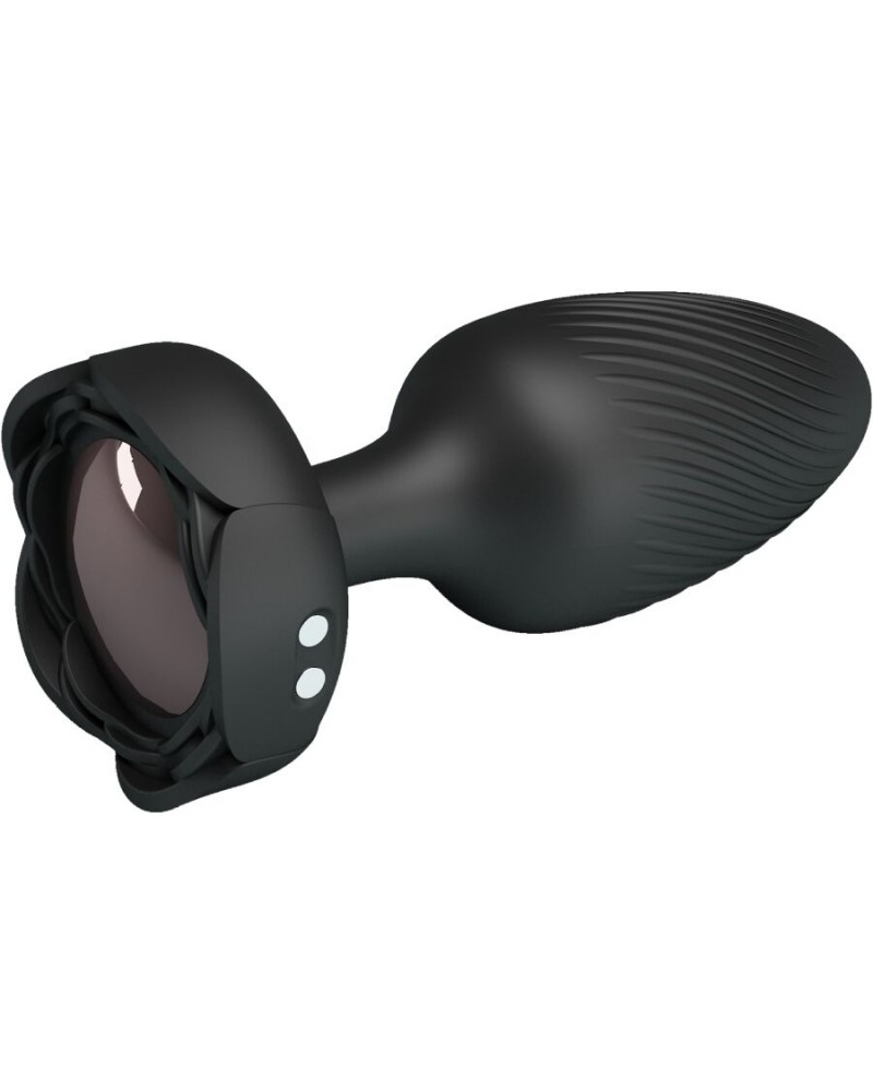 PRETTY LOVE - VARIAN PLUG ANALE CON LUCE LED NERO 10,8 CM