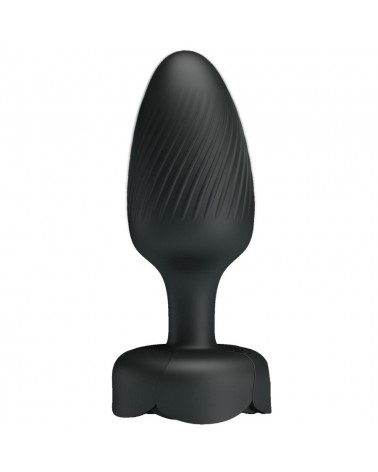 PRETTY LOVE - PLUG ANALE OLMAN CON LUCE LED NERO 8,8 CM