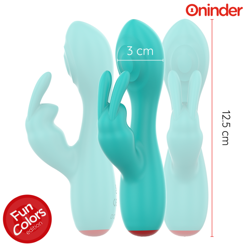 ONINDER CUTE - VIBRATORE CLITORIDEO PUNTO G LOVE BUNNY - APP GRATUITA IN TUTTO IL MONDO