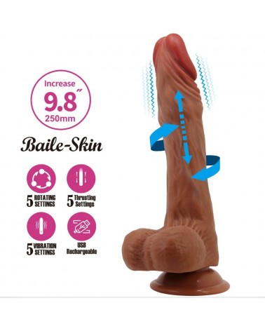 BAILE - CALISTO DILDO REALISTICO 24 CM CARNE