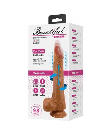 BAILE - CALISTO DILDO REALISTICO 24 CM CARNE