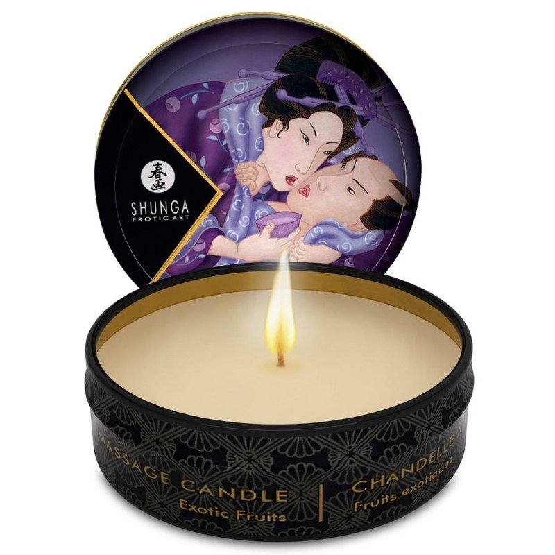 SHUNGA - MINI CARESS BY CANDLELIGHT ESPOSITORE CANDELE DA MASSAGGIO 24 UNITÀ