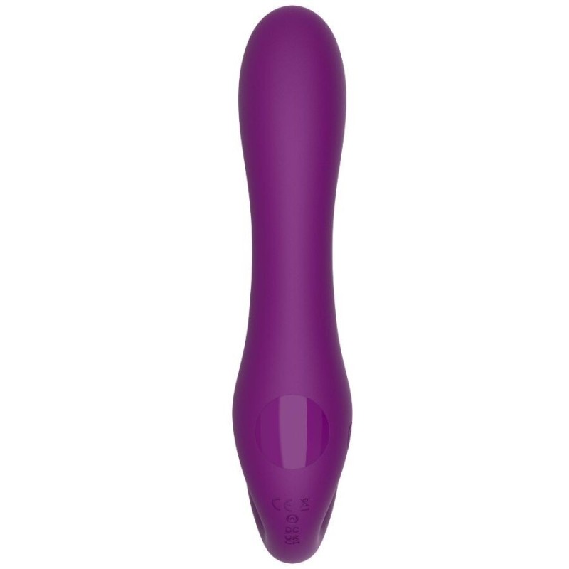 XOCOON - VIBRATORE 2 IN 1 STRAPLESS STRAP-ON CON TELECOMANDO VIOLA