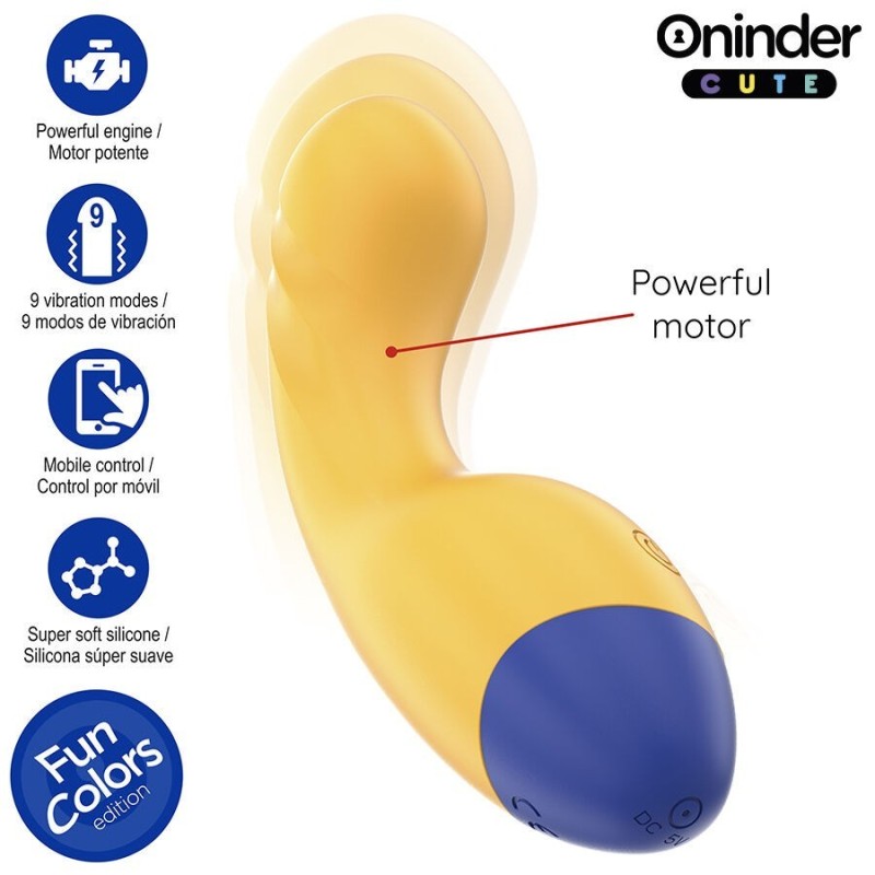 ONINDER CUTE - VIBRATORE PUNTO G LOVE BUDDY MASTER - APP GRATUITA IN TUTTO IL MONDO