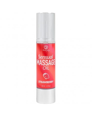 SECRETPLAY - OLIO PER MASSAGGI ALLA FRAGOLA