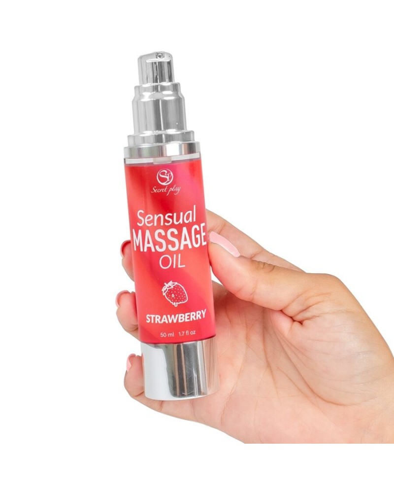 SECRETPLAY - OLIO PER MASSAGGI ALLA FRAGOLA