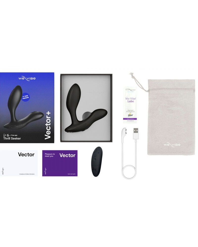 WE-VIBE - MASSAGGIATORE PROSTATICO VECTOR+ NERO