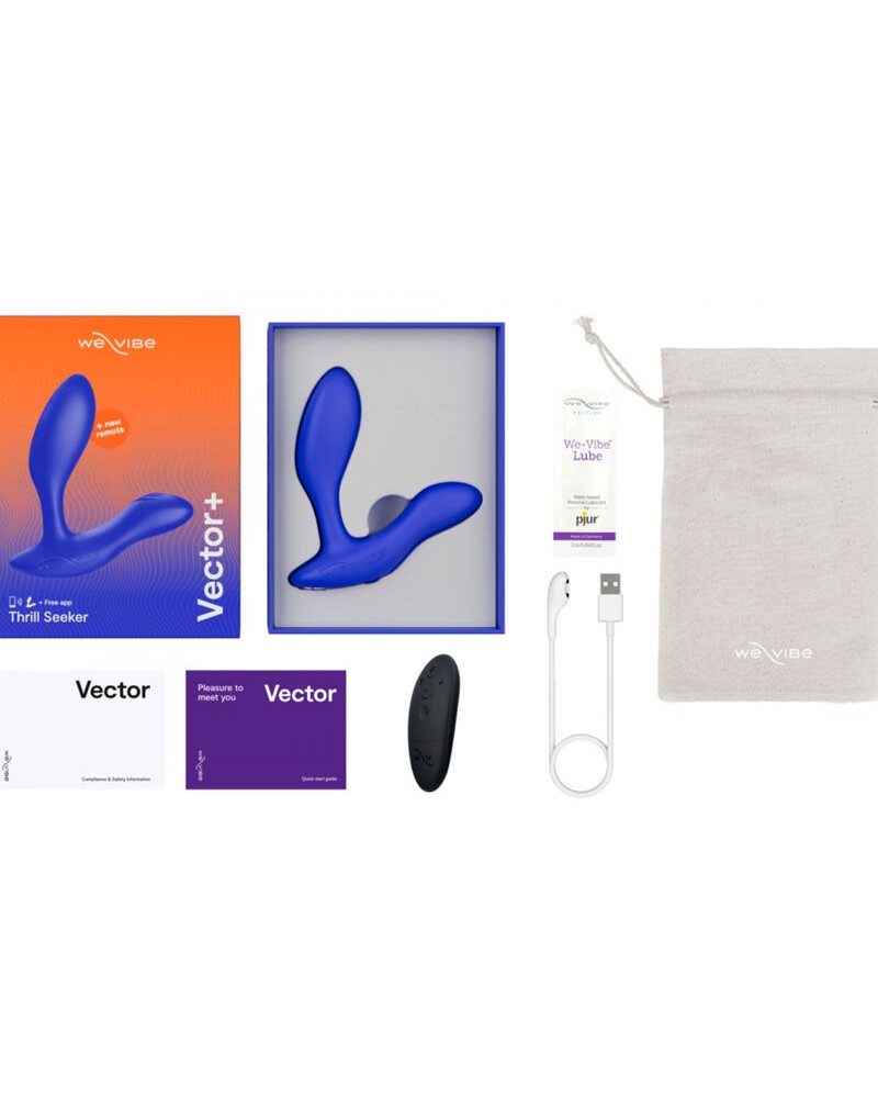 WE-VIBE - MASSAGGIATORE PROSTATICO VECTOR+ BLU