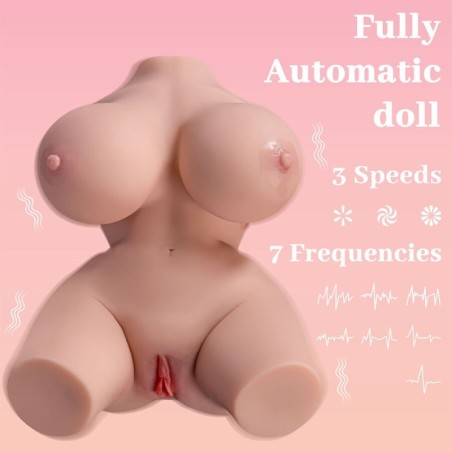 XISE - FRIEDA TORSO FEMMINILE REALISTICO CON VIBRAZIONE 36 CM