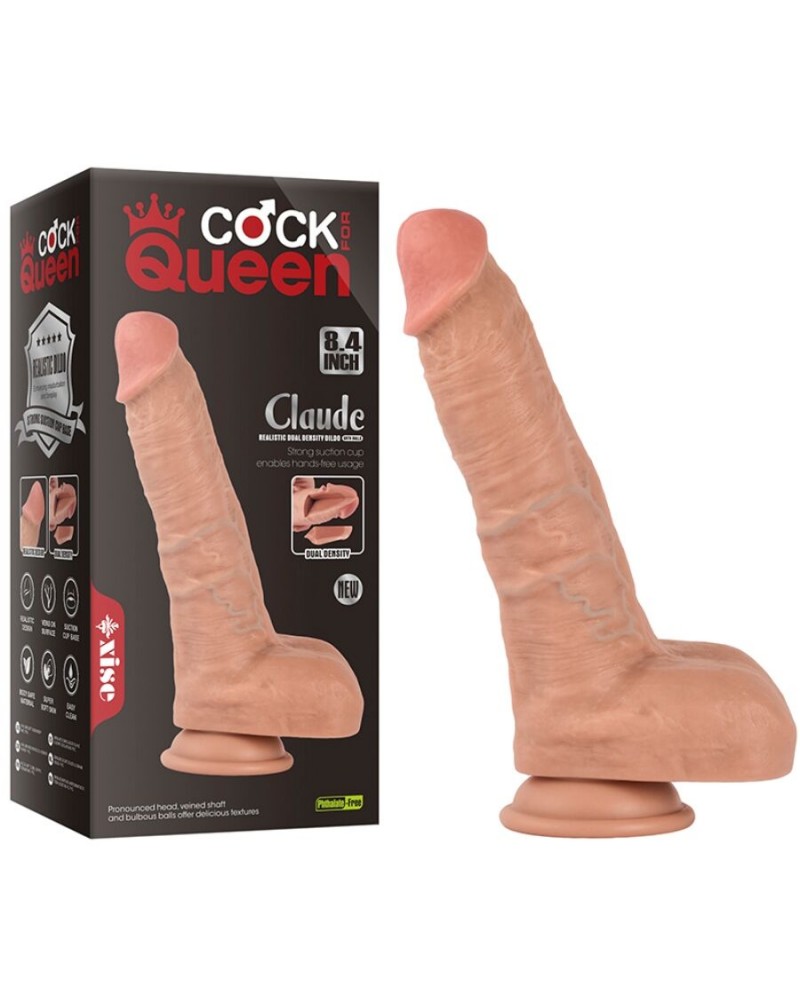 XISE - CLAUDE DILDO REALISTICO DOPPIA DENSITÀ 16,5 CM
