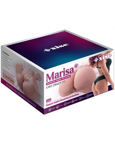 XISE - MASTURBATORE VAGINA REALISTICO MULTIPOSIZIONE MARISA CON SPINTA