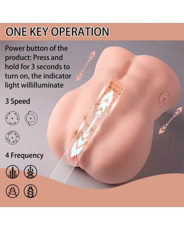 XISE - LYDIA MASTURBATORE VAGINA FEMMINILE CON SPINTA 25 CM