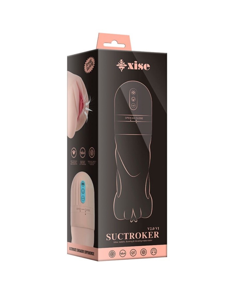 XISE - SUCTROKER V2.0 VI MASTURBATORE VAGINA CON VIBRAZIONE