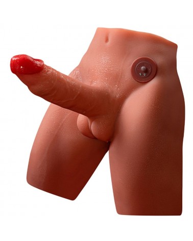 XISE - JASON DILDO MASTURBATORE REALISTICO CON SPINTA E VIBRAZIONE 17 CM