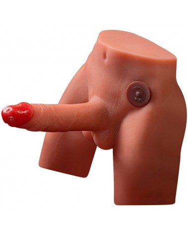 XISE - JASON DILDO MASTURBATORE REALISTICO CON SPINTA E VIBRAZIONE 17 CM