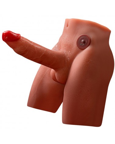 XISE - JASON DILDO MASTURBATORE REALISTICO CON SPINTA E VIBRAZIONE 17 CM