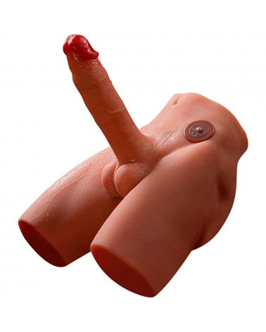 XISE - JASON DILDO MASTURBATORE REALISTICO CON SPINTA E VIBRAZIONE 17 CM