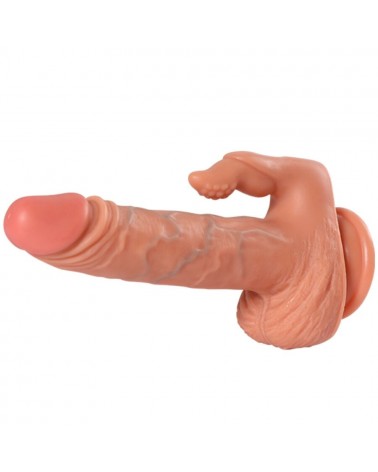 SHEQU - JULIAN DILDO E STIMOLATORE CLITORIDE CON VIBRAZIONE E TELECOMANDO 16 CM