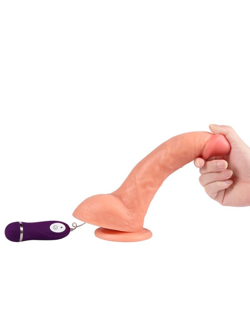 SHEQU - DILDO VIBRANTE BESTIA CON TELECOMANDO 24,5 CM