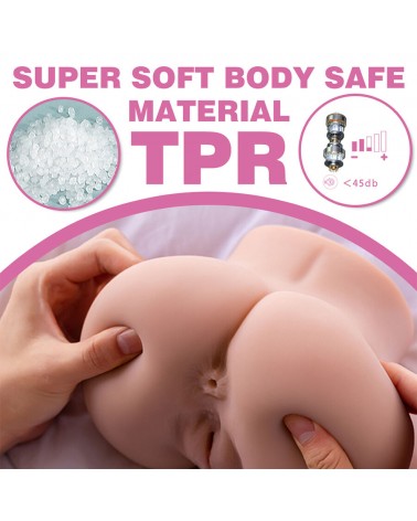 XISE - CONNIE BACK MASTURBATOR VAGINA E ANO REALISTICO MULTIPOSIZIONE CON VIBRAZIONE