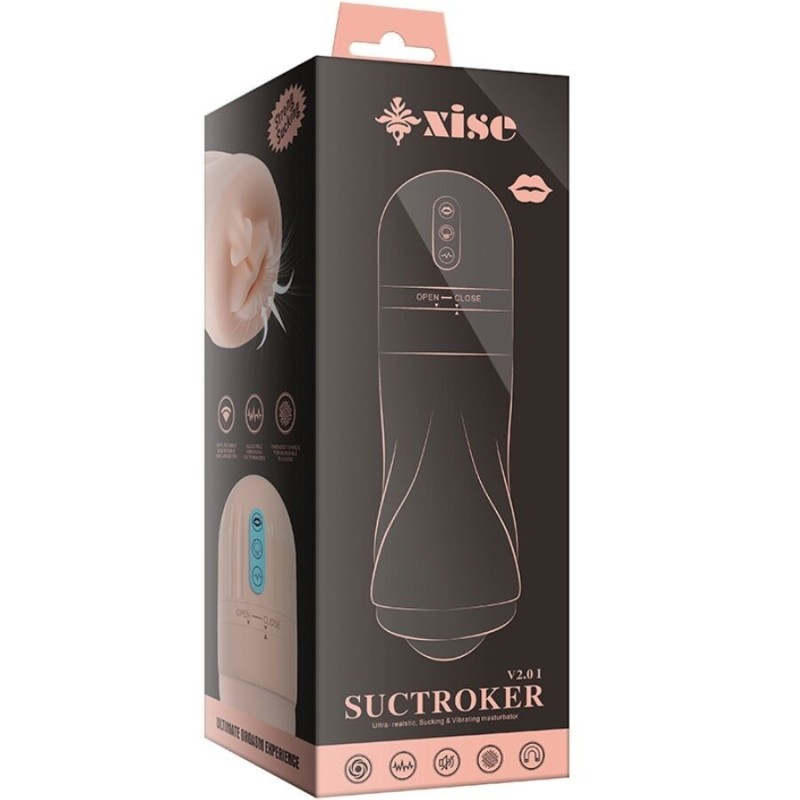 XISE - SUCTROKER V2.0 I MASTURBATORE BOCCALE CON VIBRAZIONE