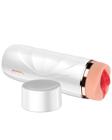 SHEQU - RILEY VAGINA MASTURBATORE CON VIBRAZIONE E ONDE STIMOLANTI