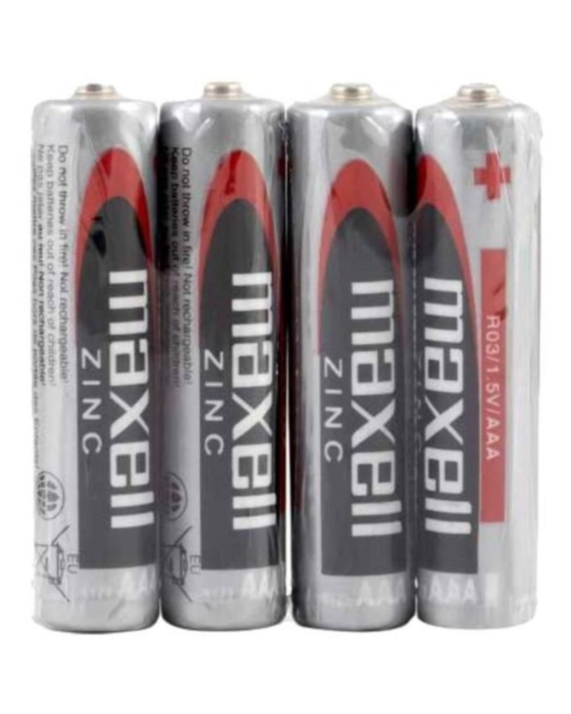 MAXELL - BATTERIA SALINA MANGANESO AAA R03 RETRATTILE*4