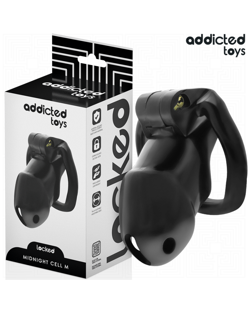 ADDICTED TOYS LOCKED - MINDNIGHT CELL GABBIA PER PENE 4.2 CM TAGLIA M
