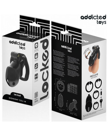 ADDICTED TOYS LOCKED - MINDNIGHT CELL GABBIA PER PENE 4.2 CM TAGLIA M