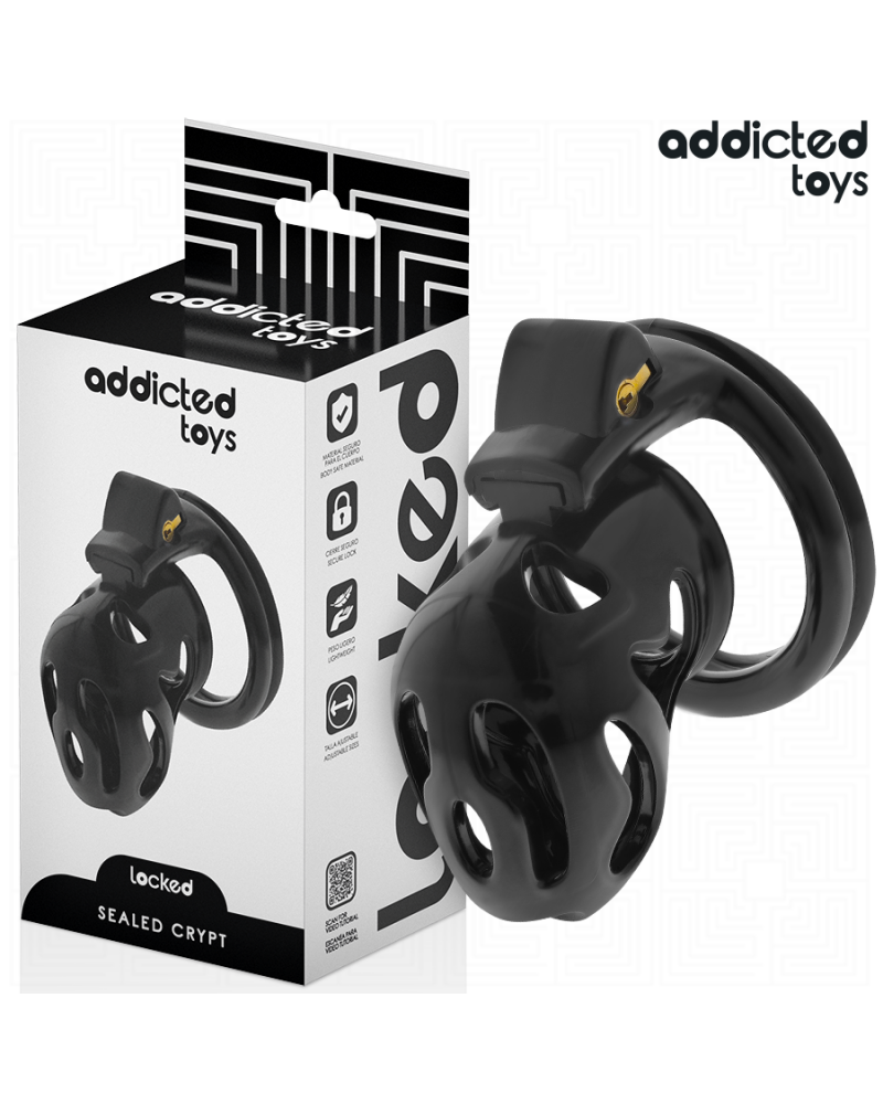 ADDICTED TOYS LOCKED - GABBIA PER PENE SIGILLATA CRYPT 8 CM