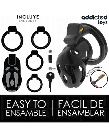ADDICTED TOYS LOCKED - GABBIA PER PENE SIGILLATA CRYPT 8 CM