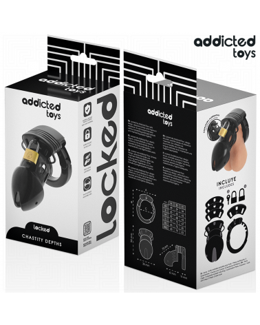 ADDICTED TOYS BLOCCATO - GABBIA PER PENE PROFONDA DI CASTITÀ 7,5 CM