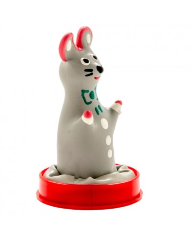 CONDOMERIE - PRESERVATIVI NOVITÀ DIPINTI A MANO MODELLO TOPO 1