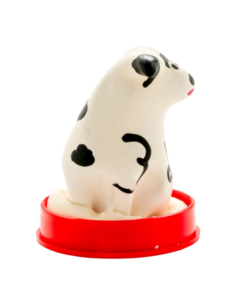 CONDOMERIE - PRESERVATIVI NOVITÀ DIPINTI A MANO CANE DALMATA