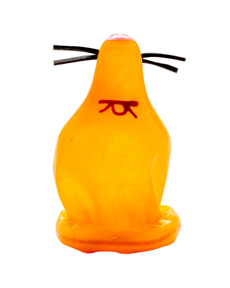 CONDOMERIE - PRESERVATIVI NOVITÀ DIPINTI A MANO FOX INCOLLATI