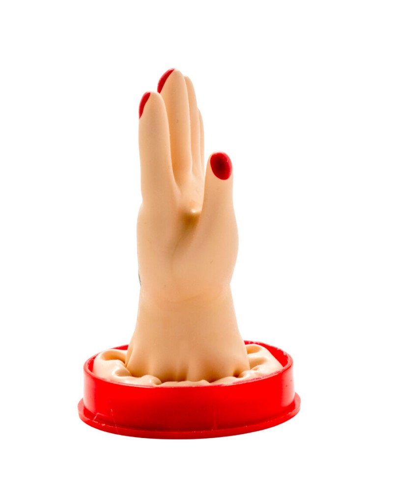 CONDOMERIE - PRESERVATIVI NOVITÀ DIPINTI A MANO MODELLO MANO 1