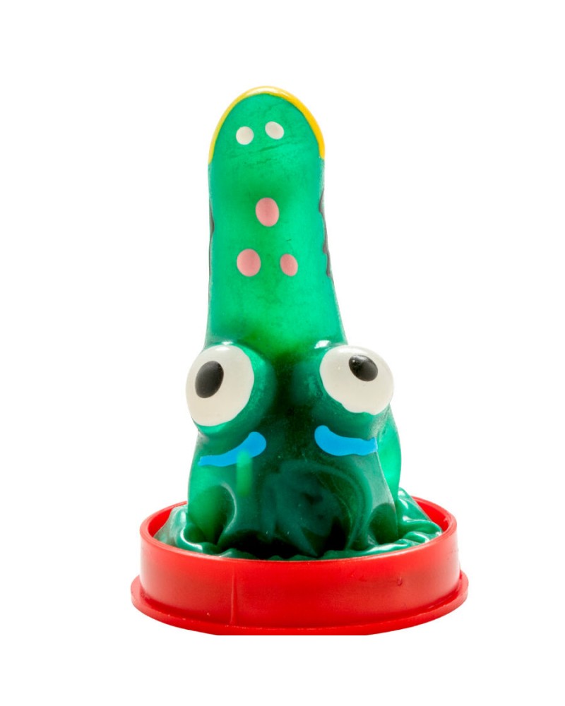 CONDOMERIE - PRESERVATIVI NOVITÀ DIPINTI A MANO MODELLO COCCODRILLO 1