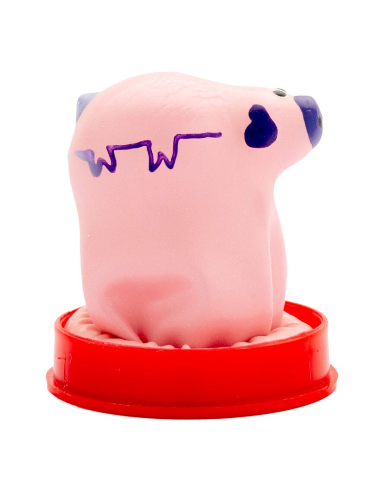 CONDOMERIE - PRESERVATIVI NOVITÀ DIPINTI A MANO PICCOLO MAIALINO