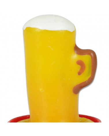 CONDOMERIE - PRESERVATIVI NOVITÀ DIPINTI A MANO BICCHIERE DI BIRRA