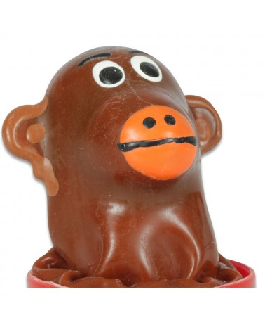 CONDOMERIE - PRESERVATIVI NOVITÀ DIPINTI A MANO SCIMMIA