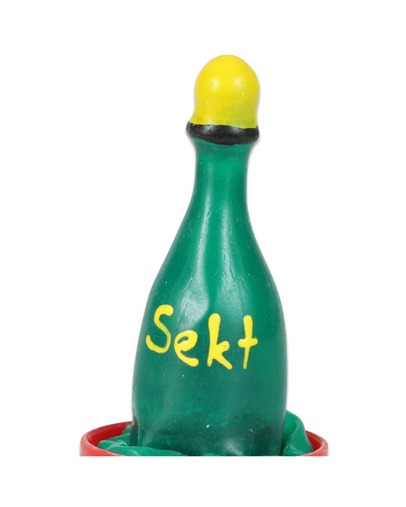 CONDOMERIE - PRESERVATIVI NOVITÀ DIPINTI A MANO CHAMPAGNE