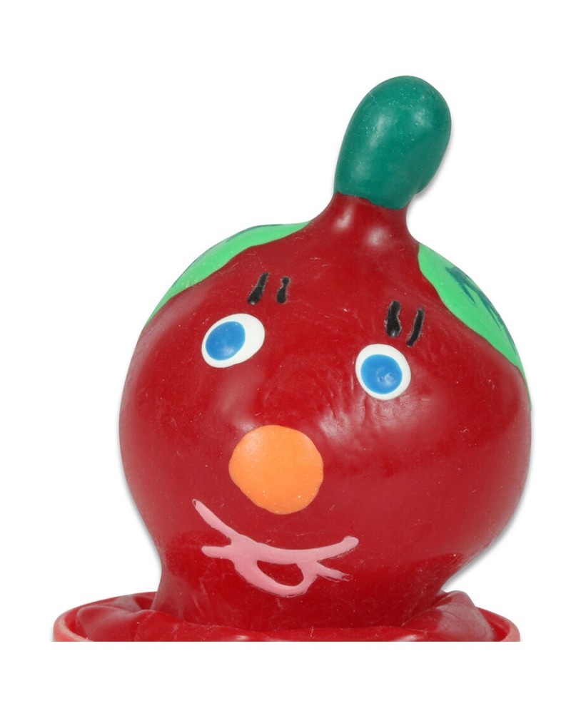 CONDOMERIE - PRESERVATIVI NOVITÀ DIPINTI A MANO POMODORO