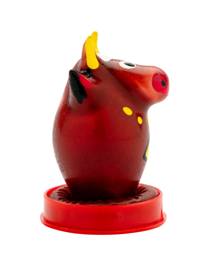 CONDOMERIE - PRESERVATIVI NOVITÀ DIPINTI A MANO MODELLO TORO 1