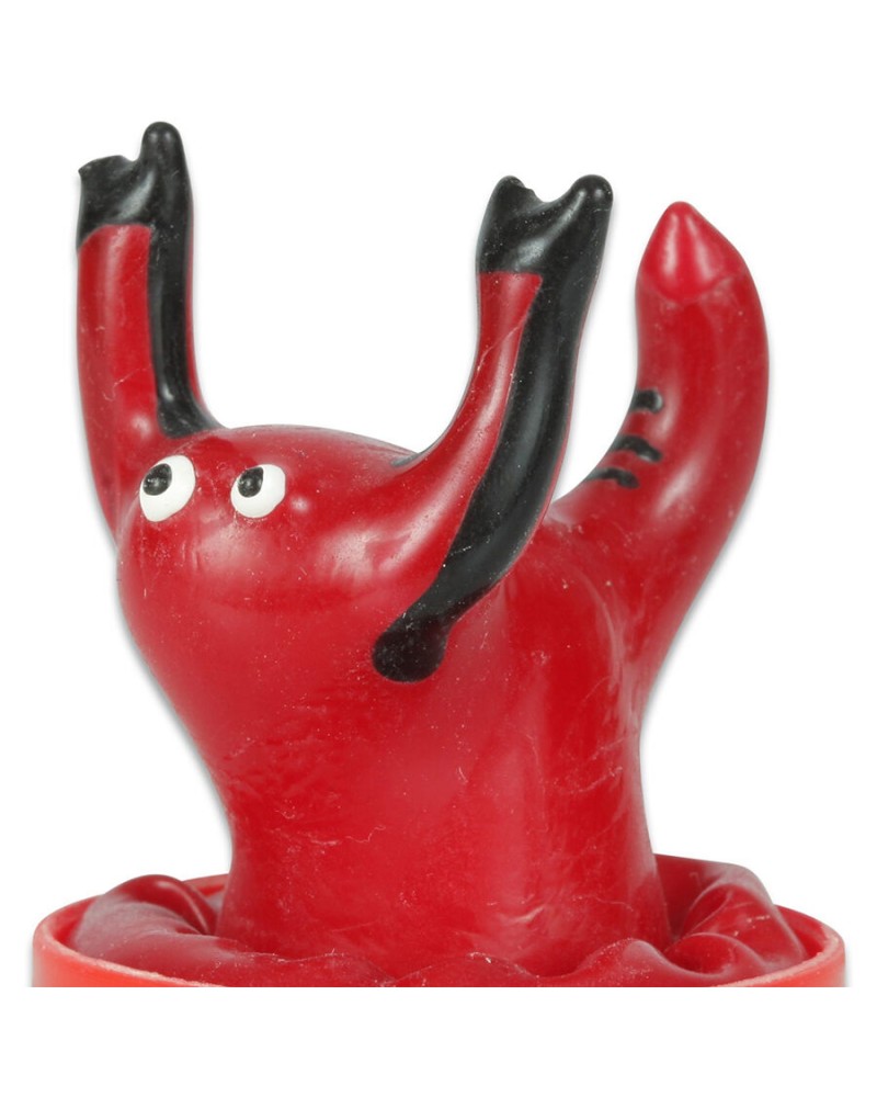 CONDOMERIE - PRESERVATIVI NOVITÀ DIPINTI A MANO SCORPIONE ROSSO