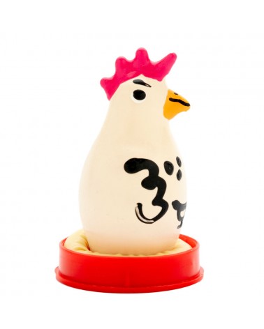 CONDOMERIE - PRESERVATIVI NOVITÀ DIPINTI A MANO COCKY ROOSTER