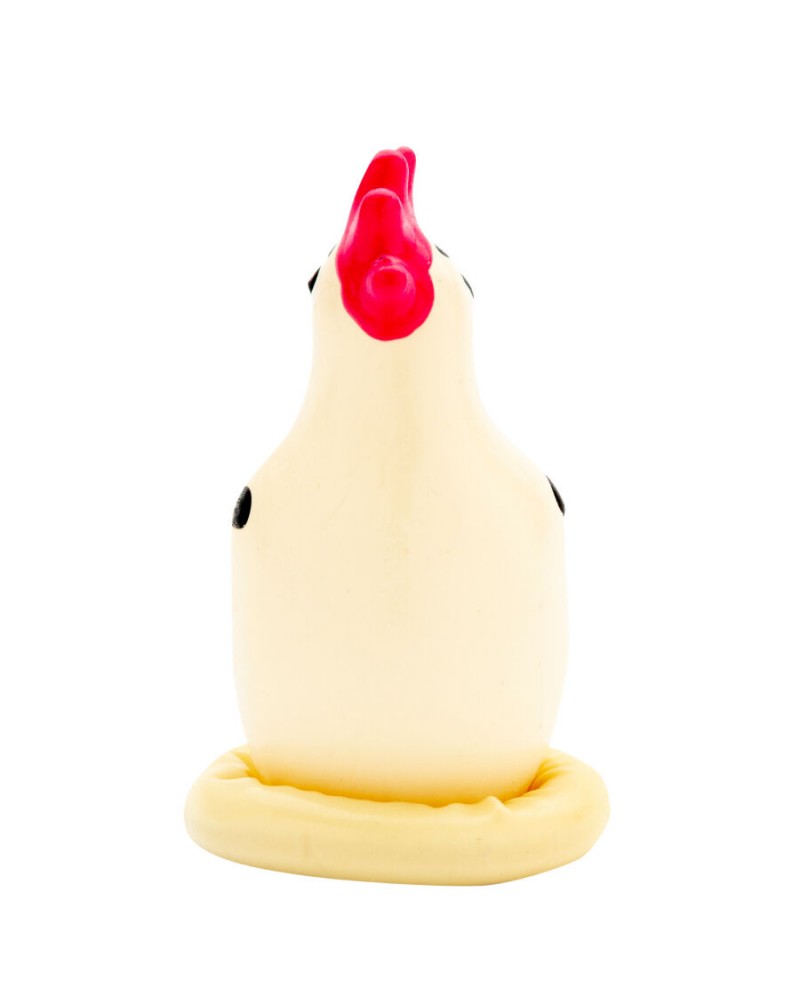 CONDOMERIE - PRESERVATIVI NOVITÀ DIPINTI A MANO COCKY ROOSTER