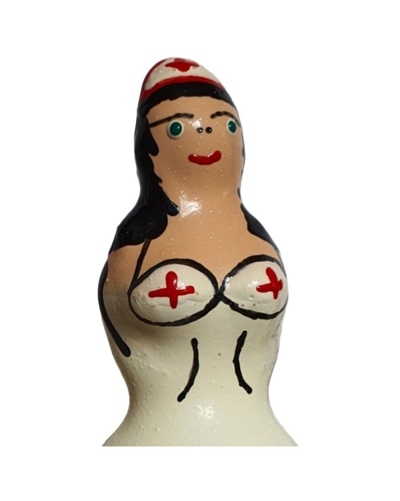 CONDOMERIE - PRESERVATIVI NOVITÀ DIPINTI A MANO INFERMIERA NERI