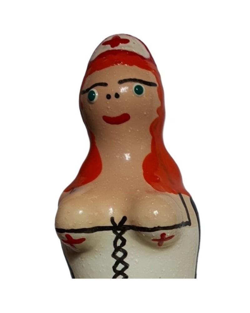 CONDOMERIE - PRESERVATIVI NOVITÀ DIPINTI A MANO INFERMIERA ROSSA