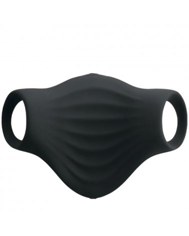 ROCKS-OFF - VIBRATORE FLESSIBILE PALM BLACK MASTURBATOR