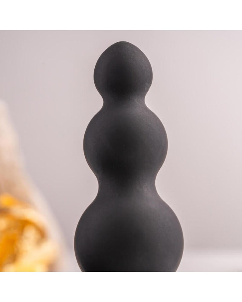 ROCKS-OFF - PETITE SENSATIONS BUBBLES PLUG ANALE VIBRATORE NERO